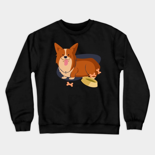 Welsh Corgi Pembroke Crewneck Sweatshirt by Foxxy Merch